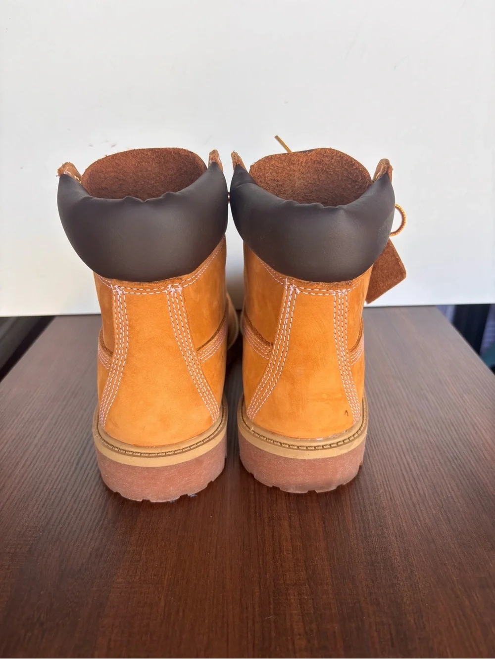 Timberland Youth Wheat Premium Leather Work Boots